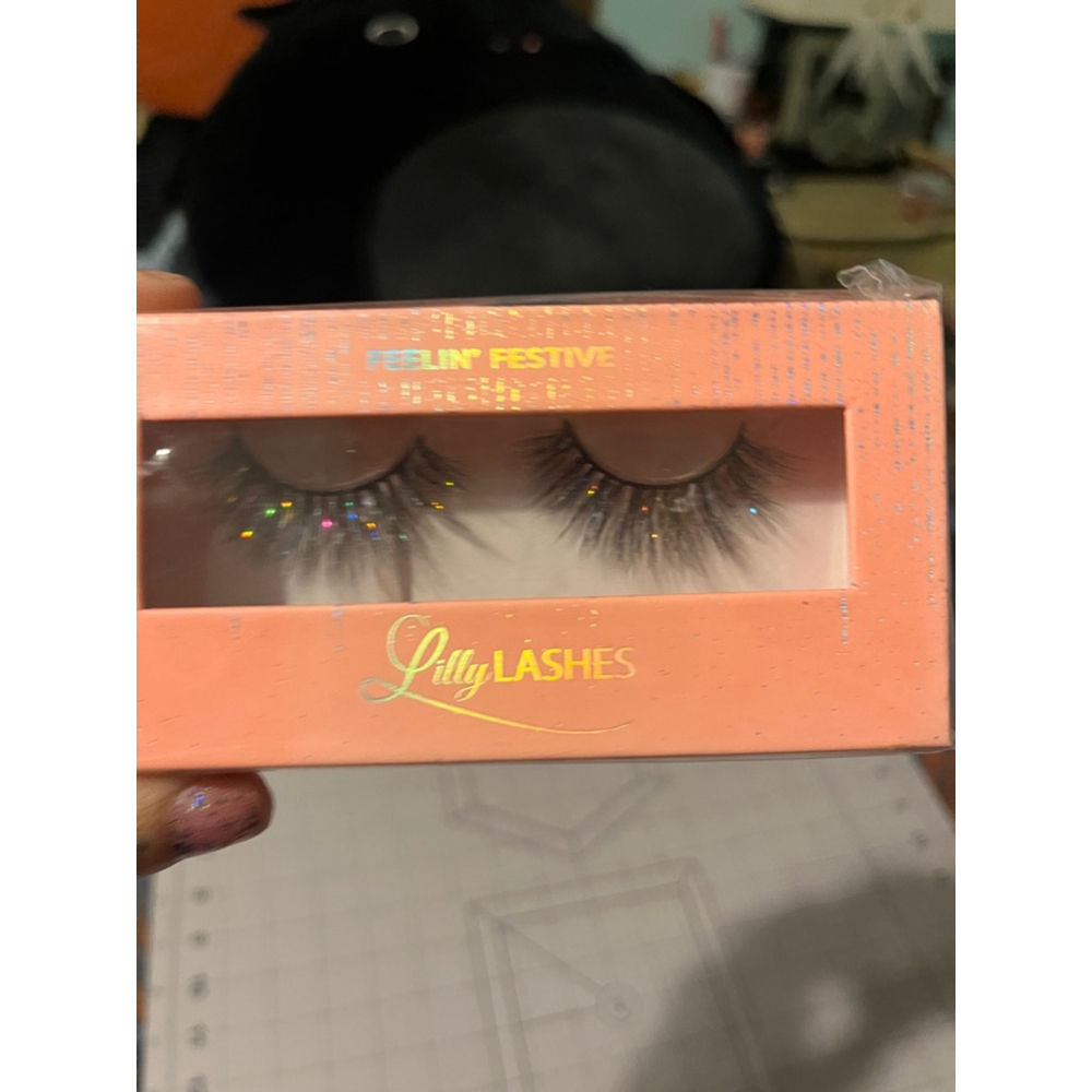 Women's Lilly Lashes False Eyelashes One Size Peach Multi-color